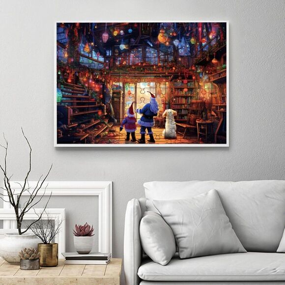 NEW Christmas Puzzle 1000 Pieces, 2024 Christmas Puzzle Family Fun (4234) - Picture 2 of 9